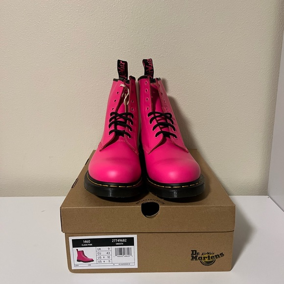 Dr Martens 1460 SMOOTH LEATHER LACE UP BOOTS - Picture 8 of 16